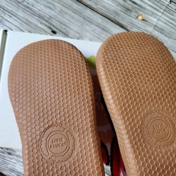 Livie and Luca Ruche Mary Jane Shoes New Without Box Christmas Holiday Shoes - Picture 11 of 12